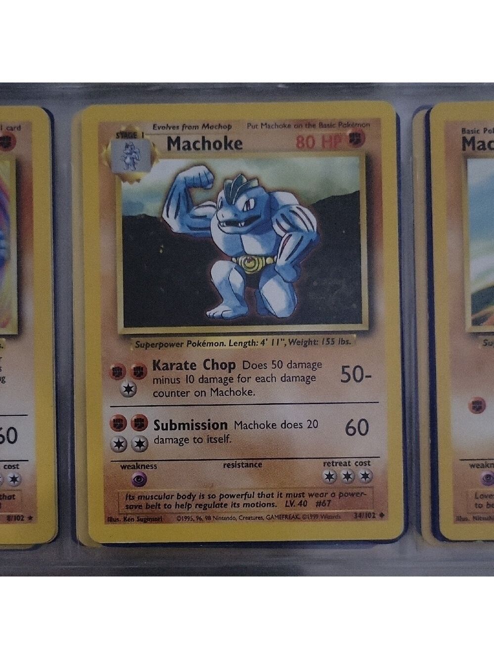 Pokemon Machoke Trading Card